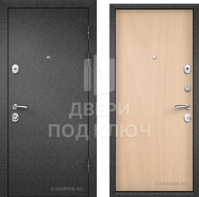 Стальная дверь 2 мм эконом с ламинатом ДПК-13395