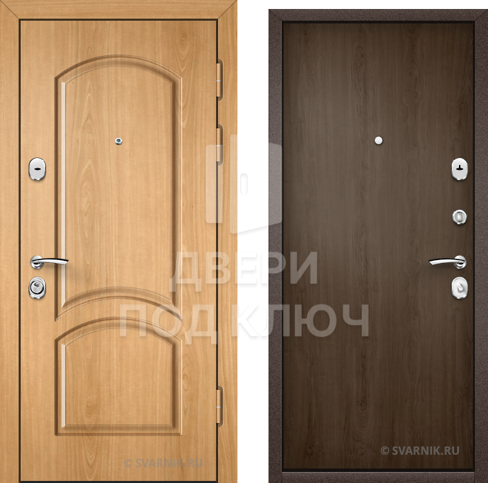Утепленная входная дверь для квартиры ДПК-9802